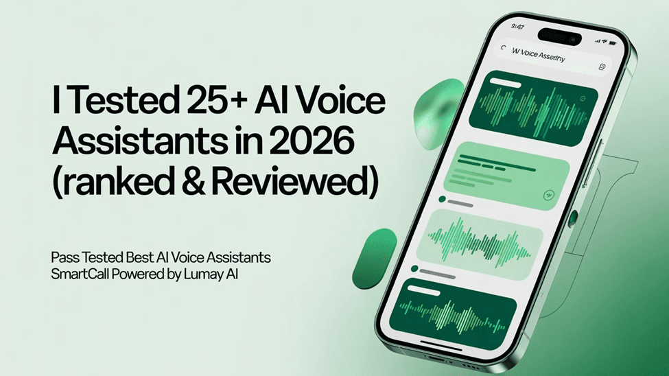 I Tested 25+ Best AI Voice Assistants in 2026 (Ranked & Reviewed)