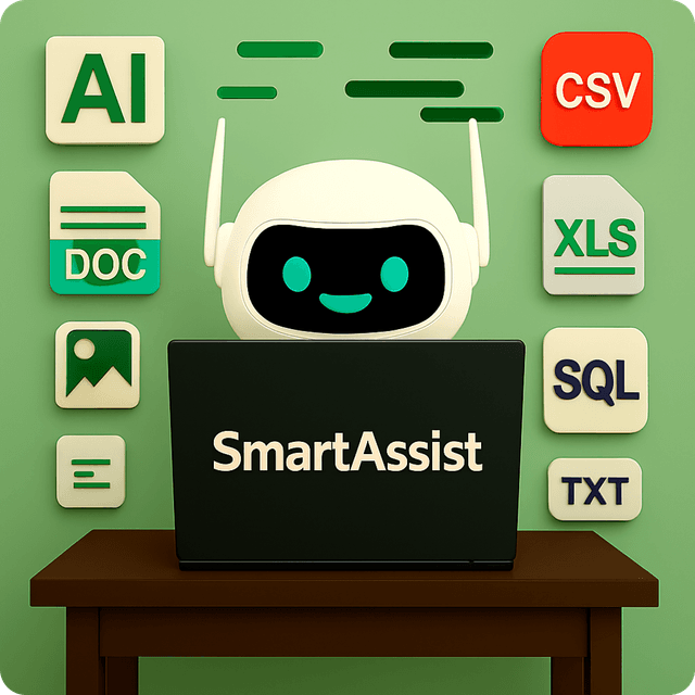 SmartAssist Robot Illustration